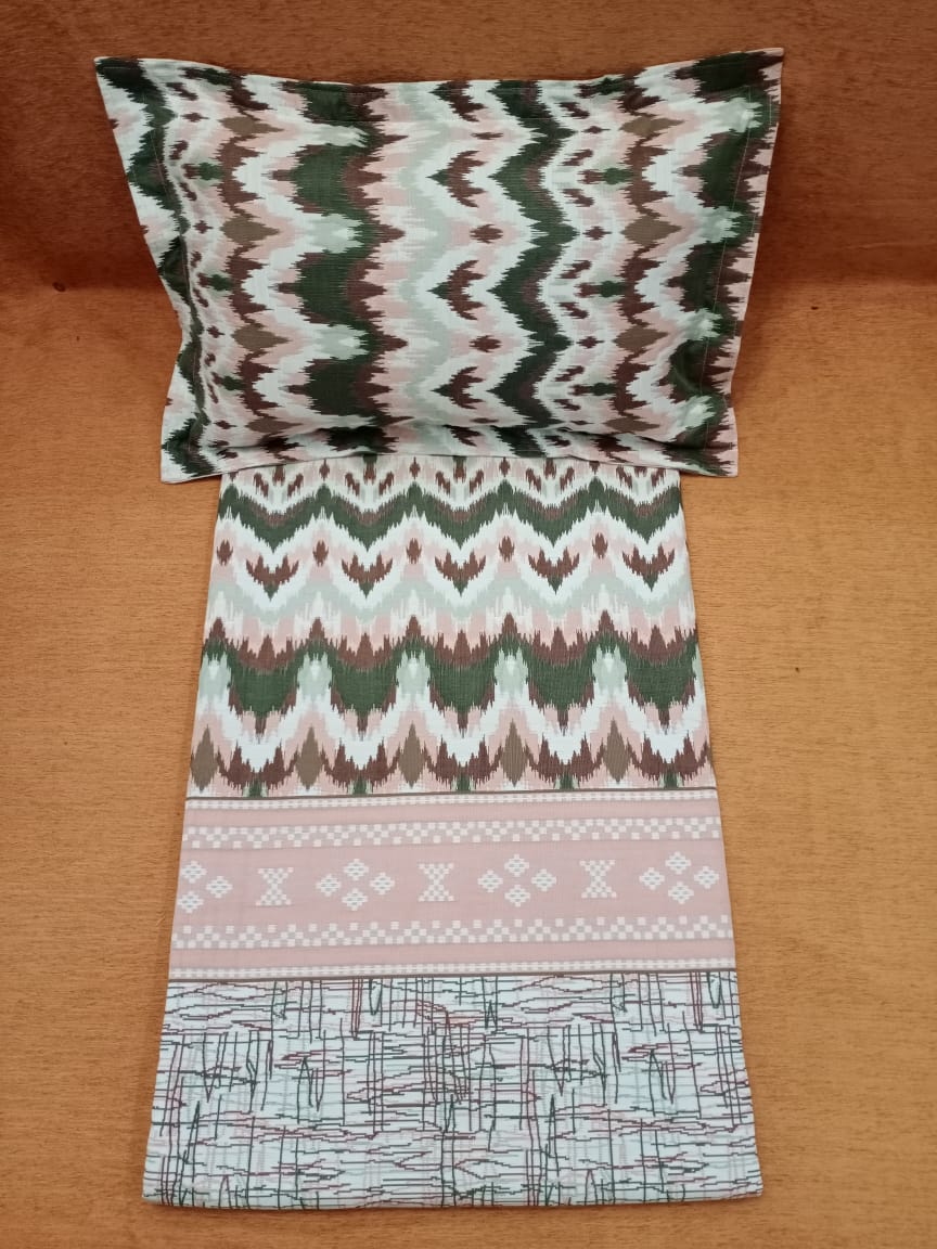 Handloom Cotton Double Bedcover BY HOMIEKART