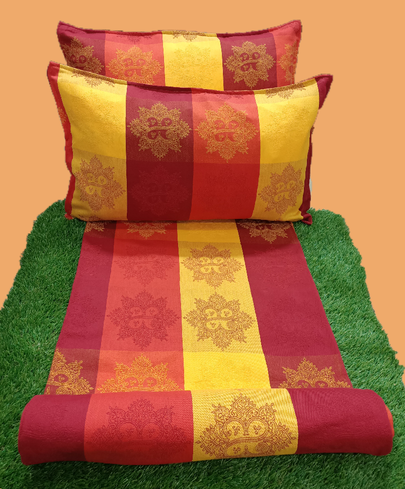 MIX JACQUARD DOUBLE BEDCOVER BY HOMIEKART