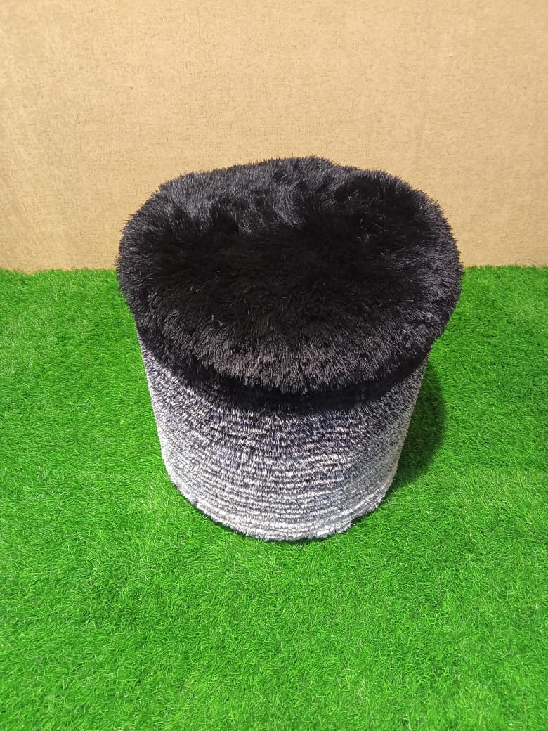Shaggy Fur Trendy Pouffes by HOMIEKART