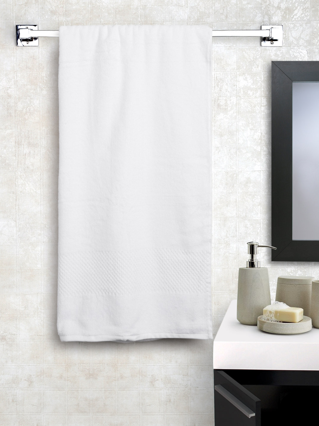 SWIFT DRY White Bath Towel By SPACES