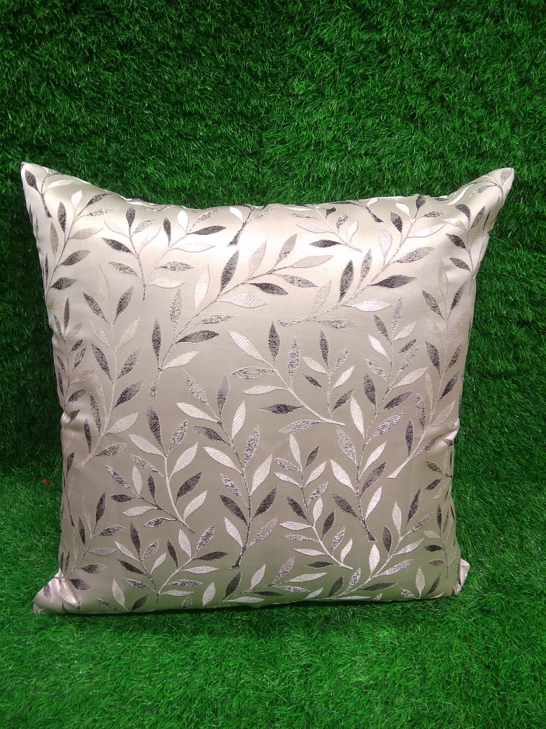 Jacquard Silk Single Cushion Cover by HOMIEKART.