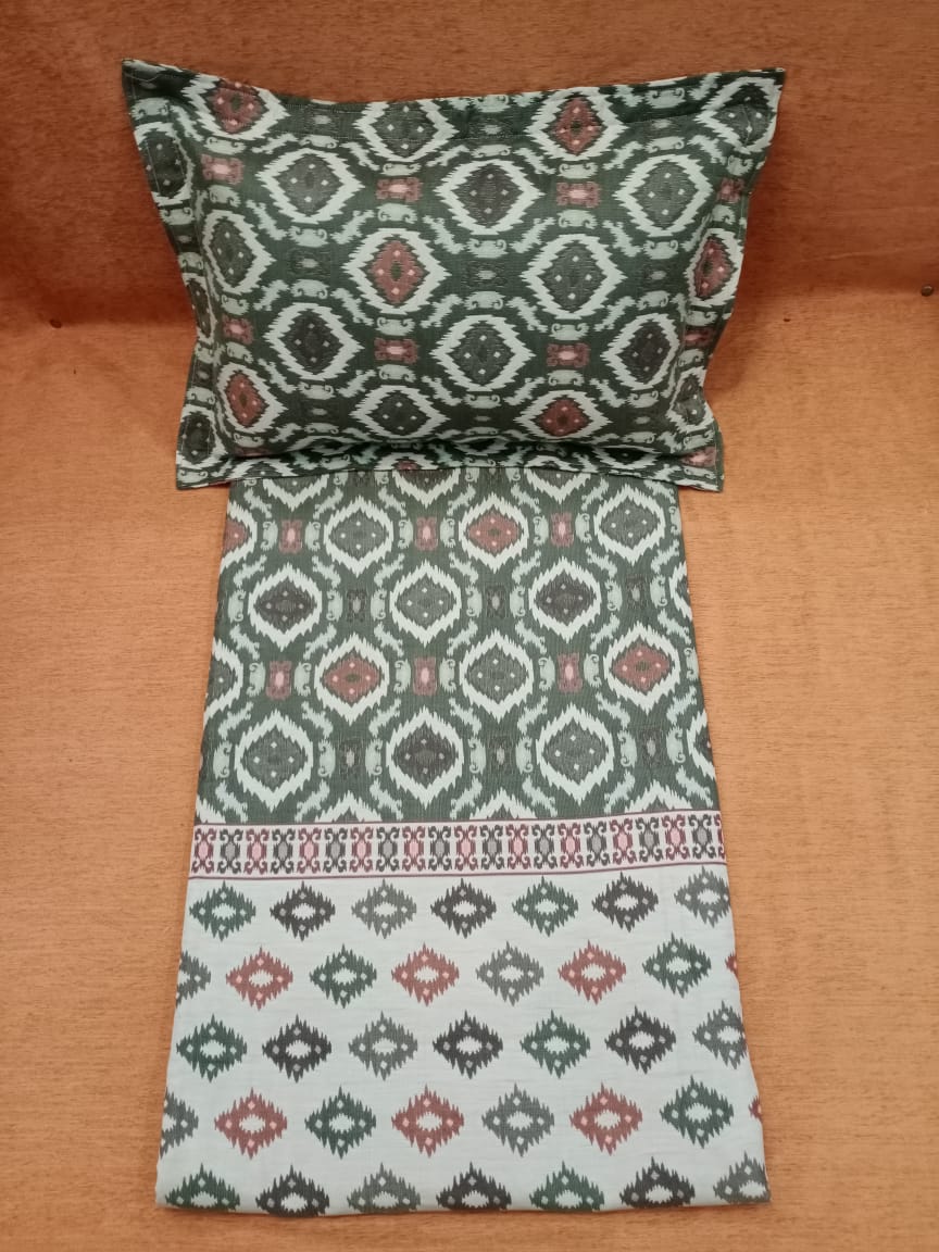 Handloom Cotton Double Bedcover BY HOMIEKART