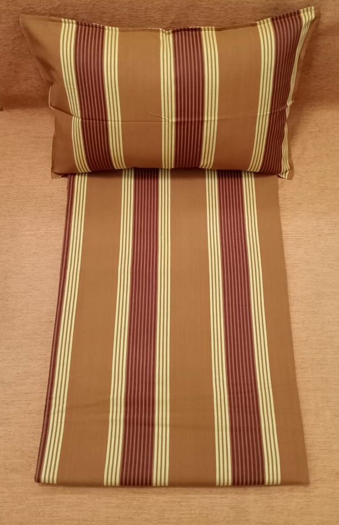 Handloom Cotton Striped Double Bedcover BY HOMIEKART