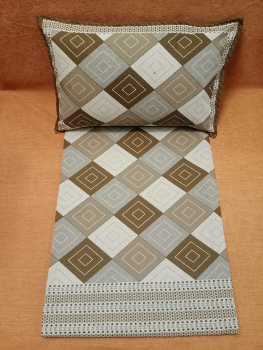 Soft Check Double Bedcover BY HOMIEKART