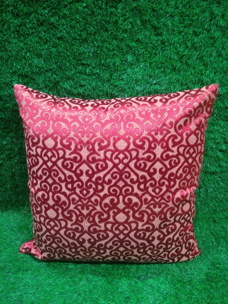 Jacquard Silk Single Cushion Cover by HOMIEKART.