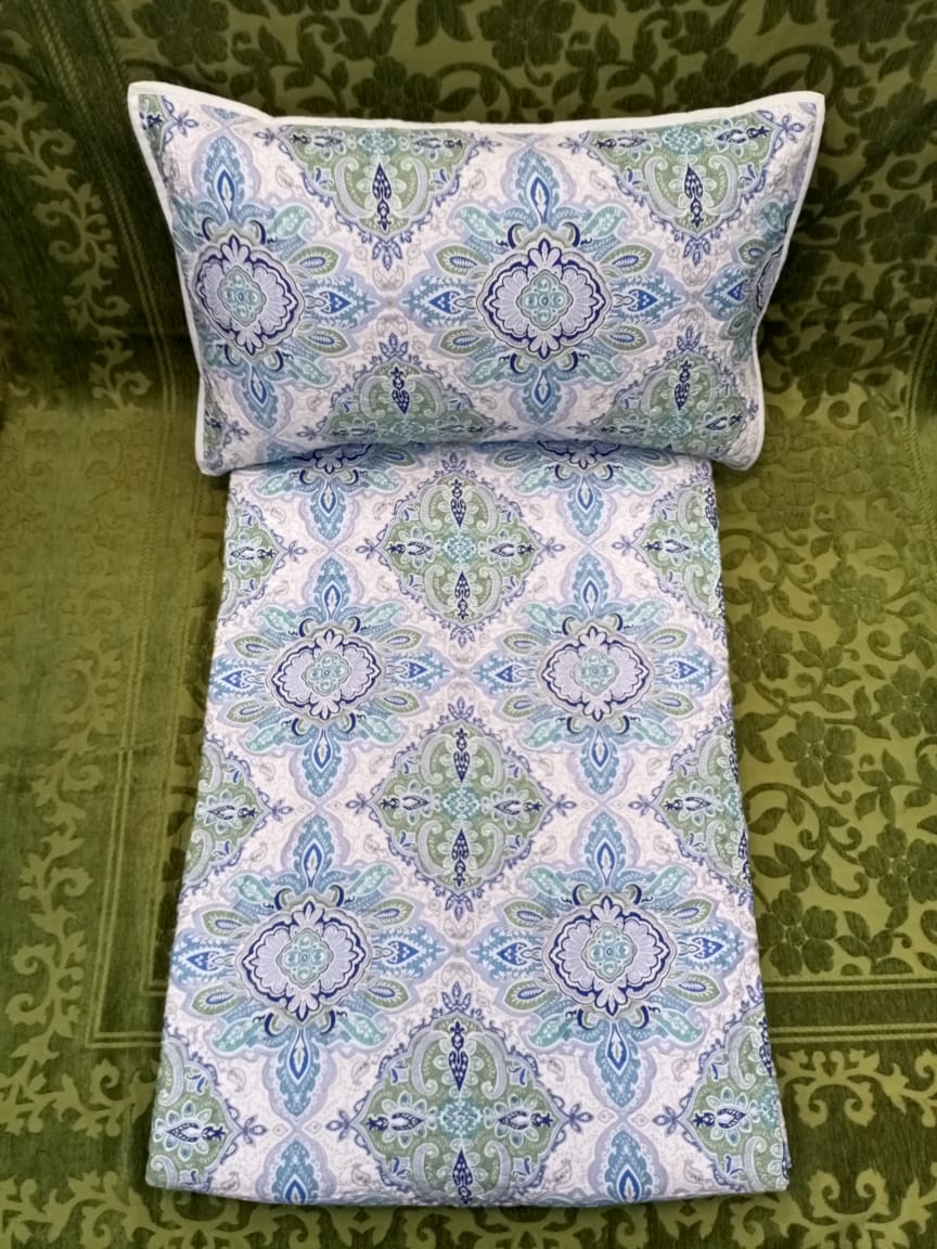 Cotton Quilted Double Bedcover BY HOMIEKART