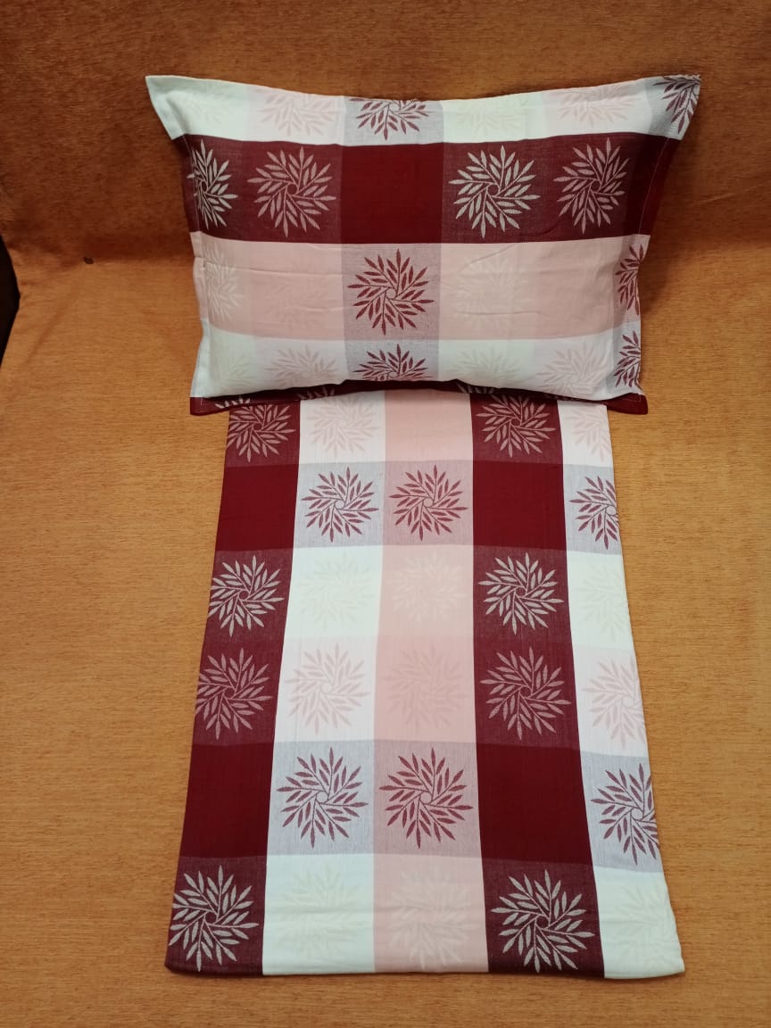 Handloom Cotton Double Bedcover BY HOMIEKART