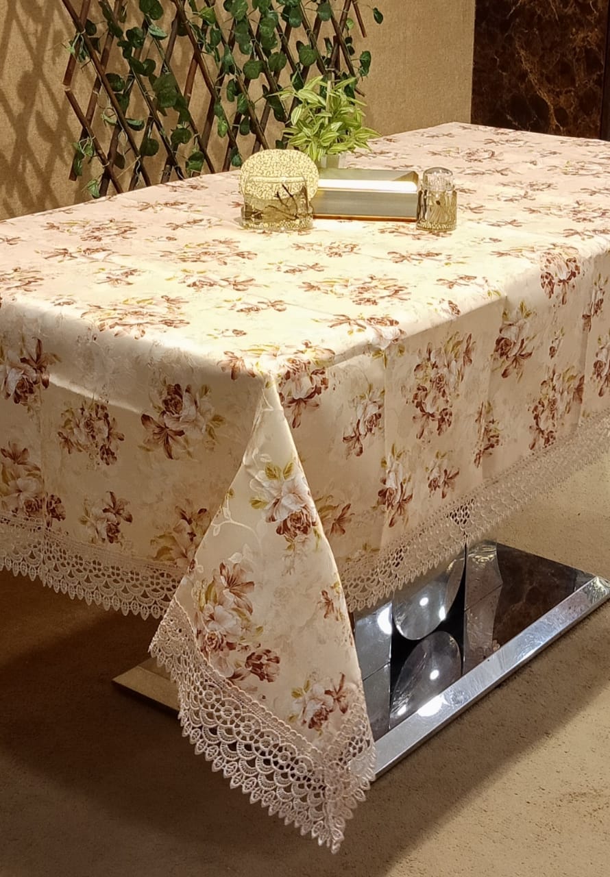 Beautiful Floral Printed Table Cover by Homiekart