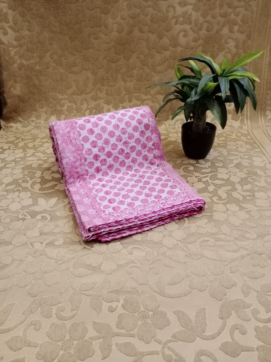 KANTHA WORK  DOUBLE BEDCOVER SET BY HOMIEKART