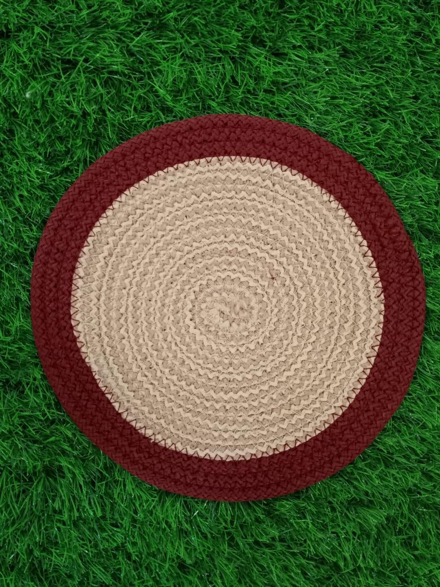 Multi Purpose Foldable Jute Table mats by HOMIEKART