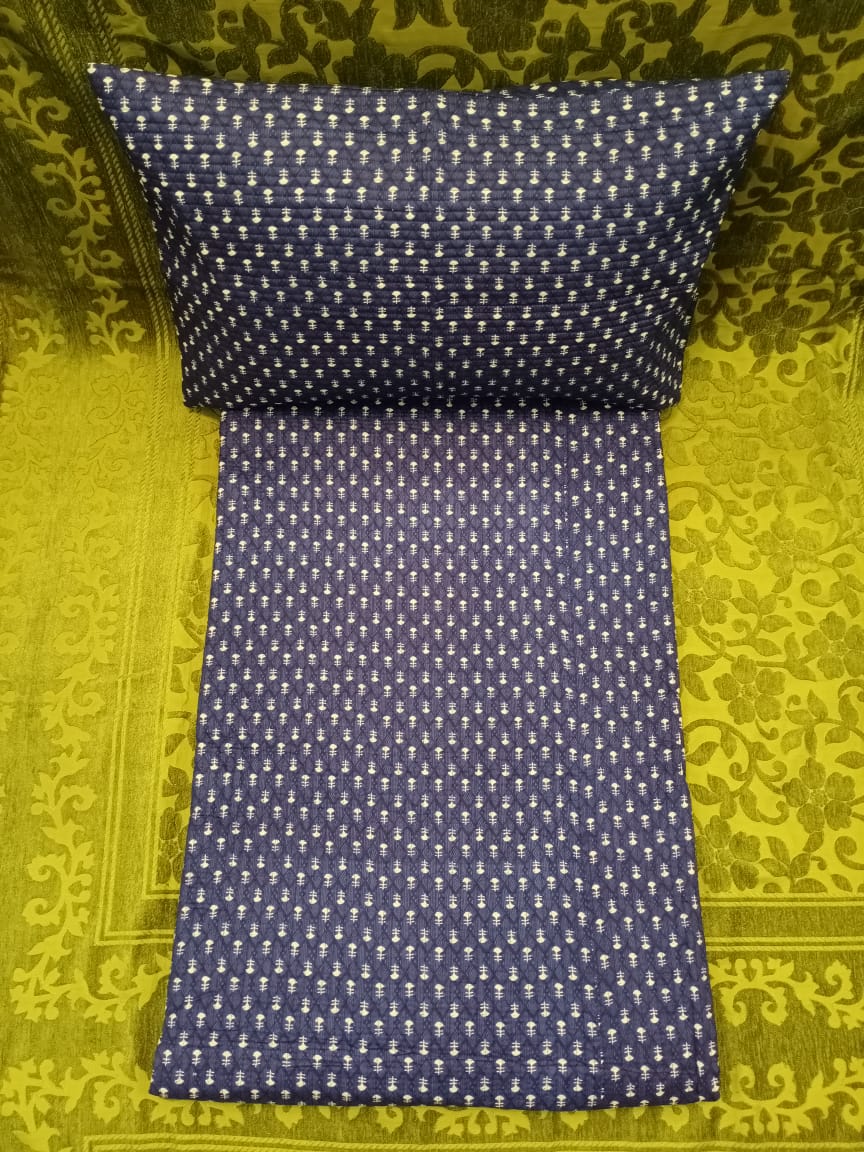 Cotton Quilted Double Bedcover BY HOMIEKART