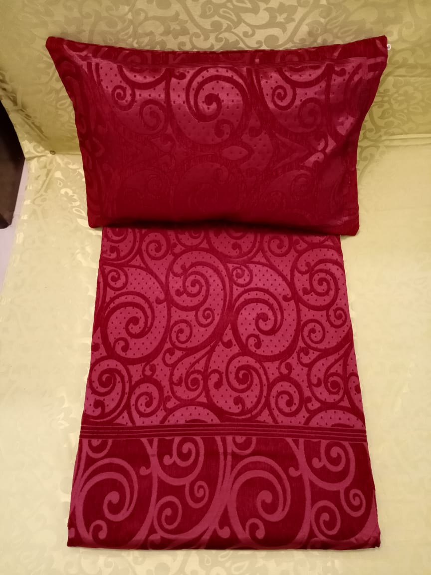 Handloom Emboss Double Bedcover BY HOMIEKART